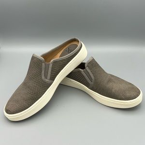 Sofft gray snake skin slide on sneakers